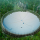 Futuro aspecto del radiotelescopio FAST, en China. Foto: FAST